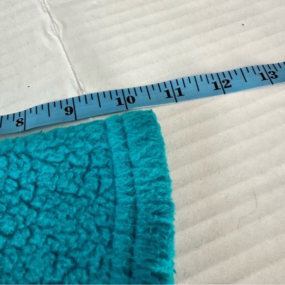 Patagonia Jacket Fleece Hooded Full Zip Blue Green Colorblock Vintage 90’s 24 mo - Picture 9 of 10